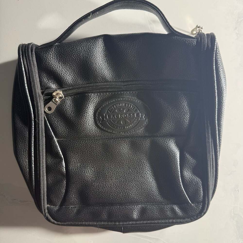 Lacrosse Black American Style Hanging Travel Toiletry Bag